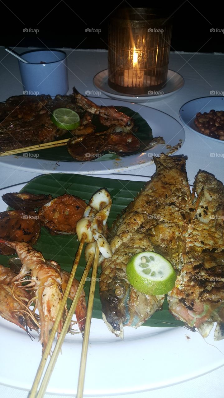 Seafood in Bali