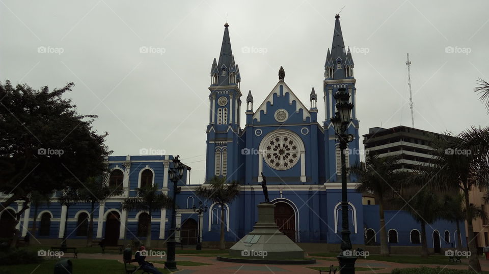 Iglesia La Recoleta church in Lima, Peru