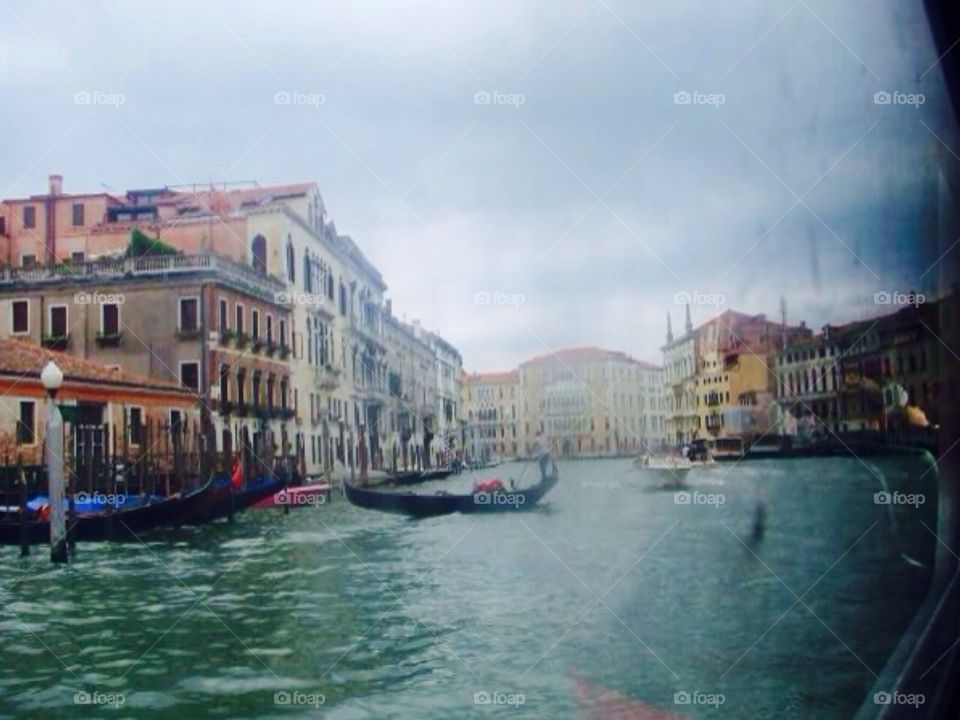 View from a canal . Venice 