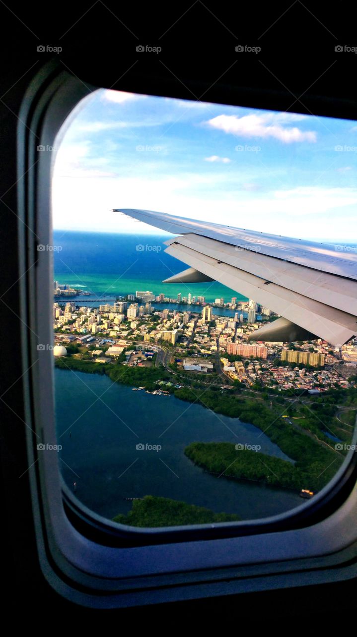 views from above. view of San Juan