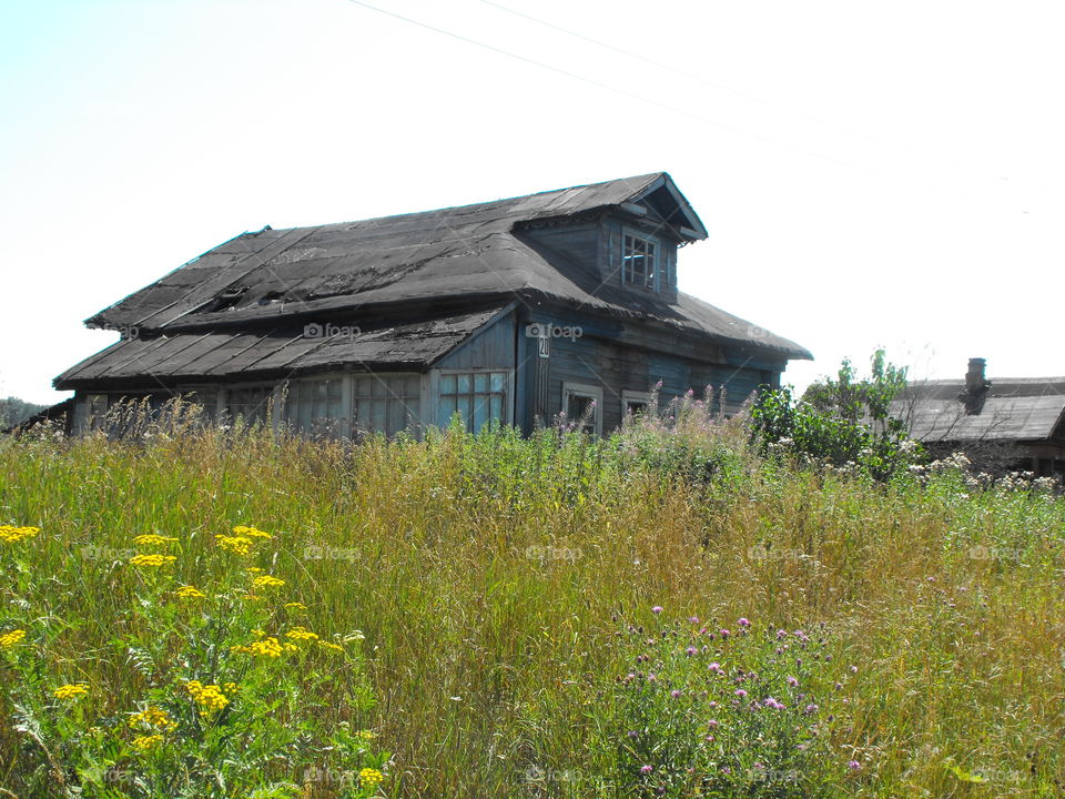 An old cottage in Russia