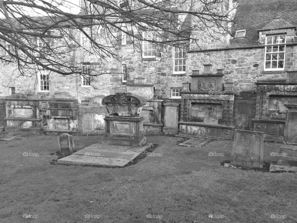Greyfriars kirkyard cimetière Edinburgh