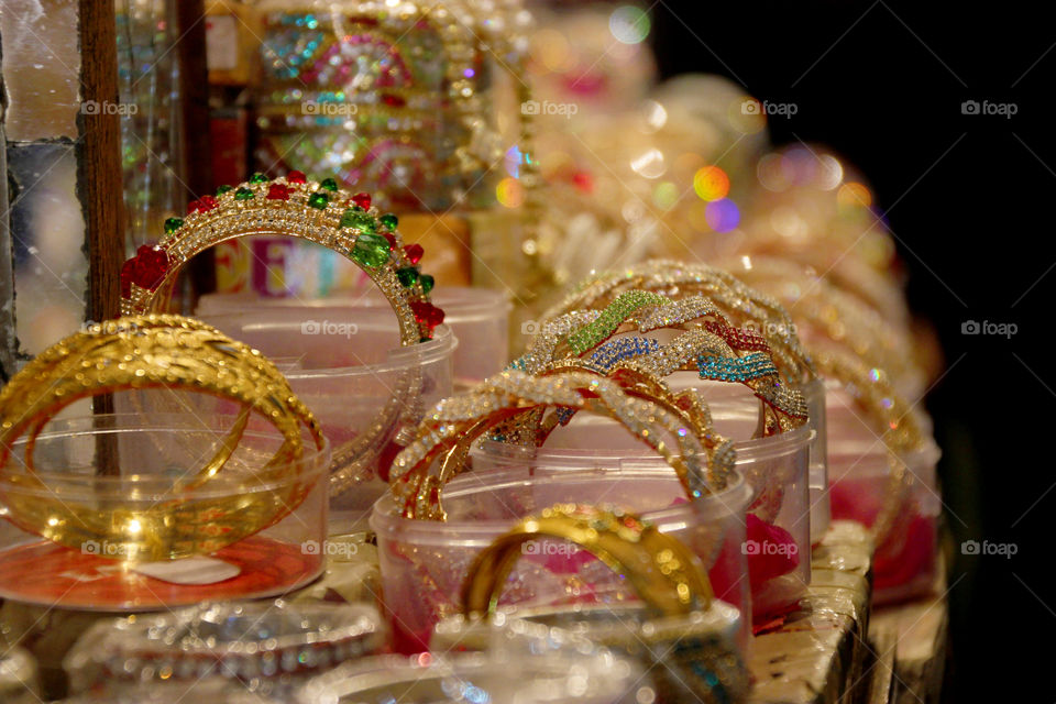 Traditional Indian metal and Stone ornaments