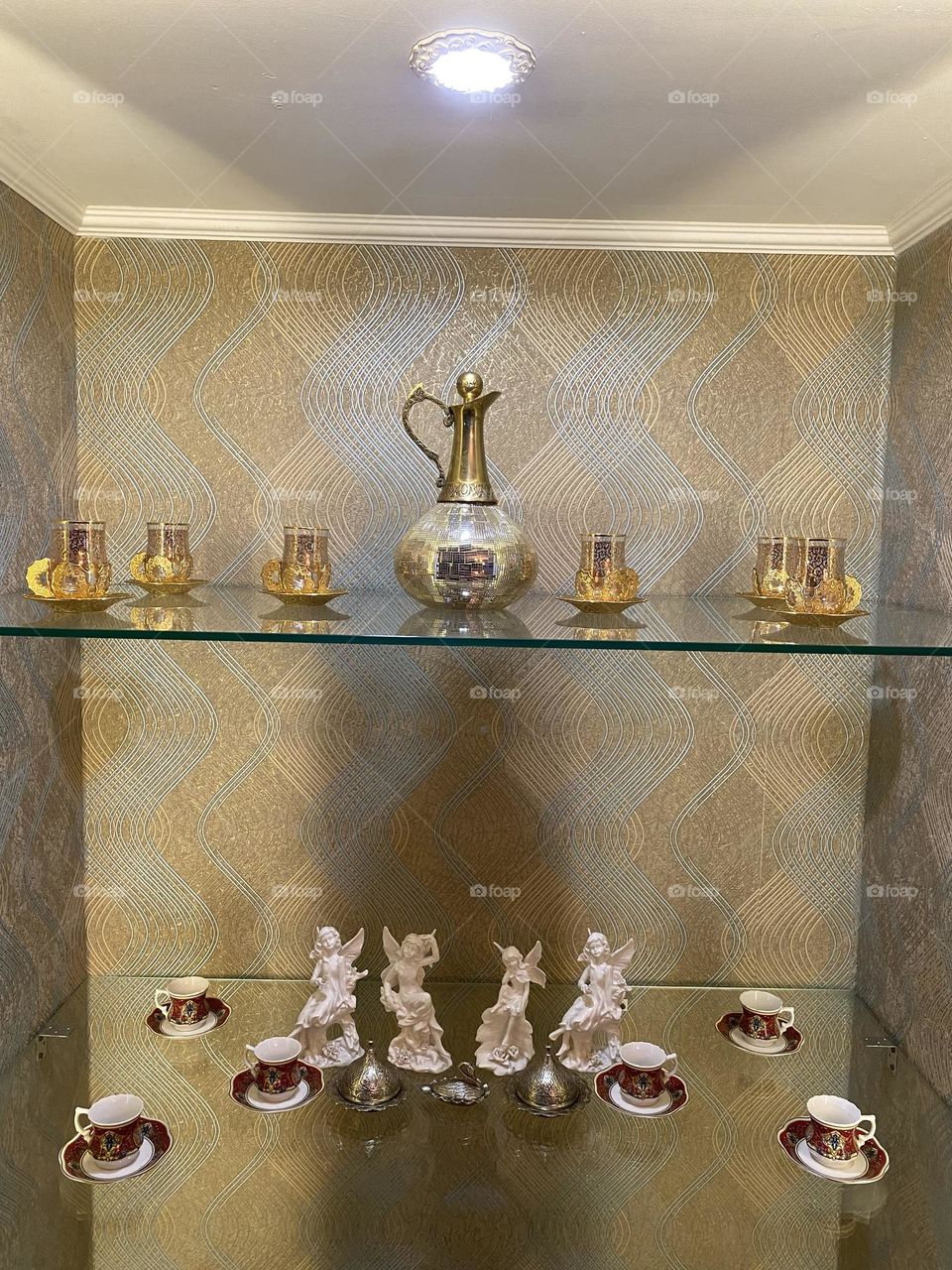 Objects in Turkish cafe 