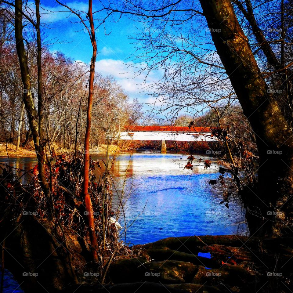 Down by the lazy river. 