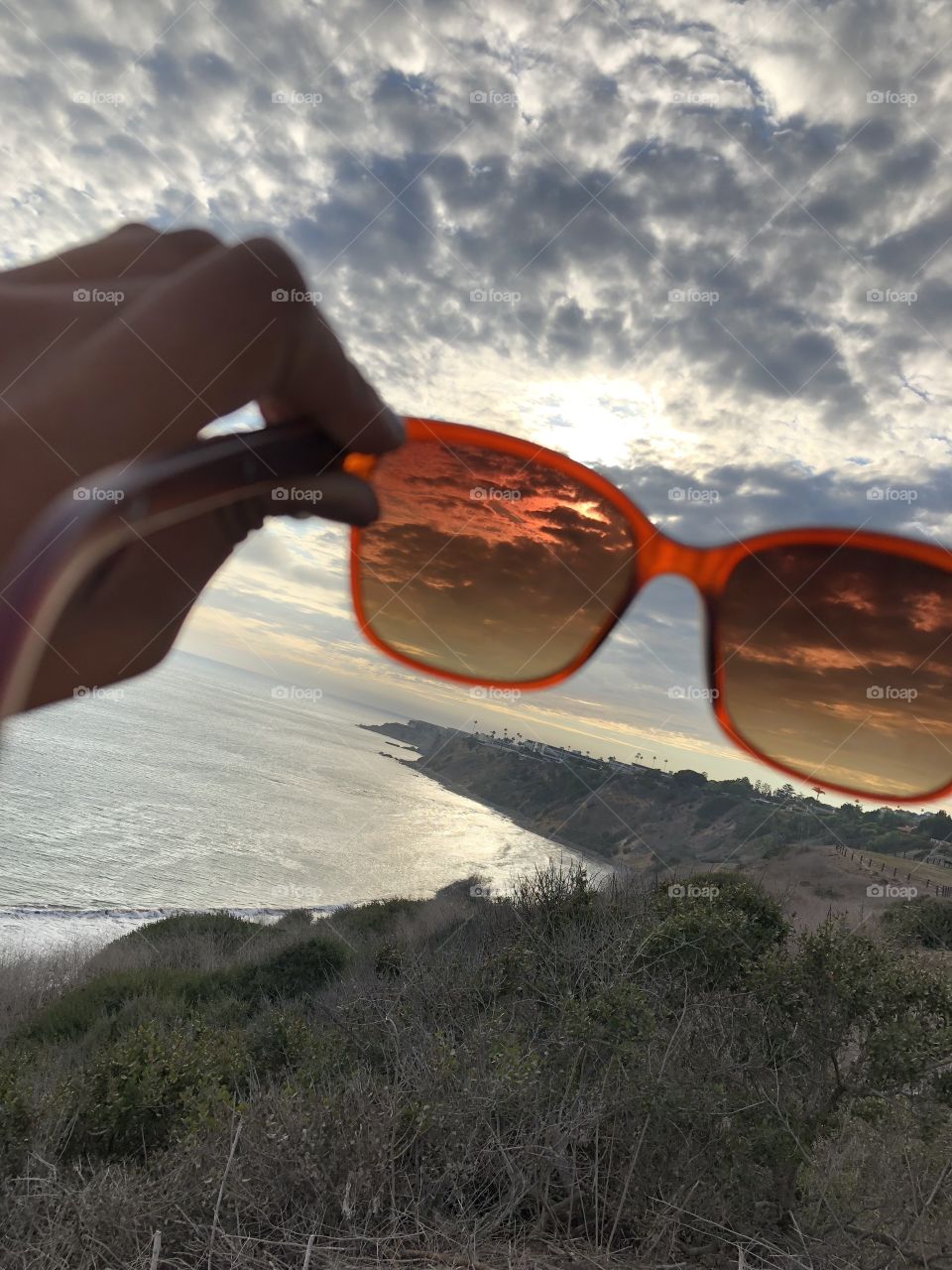Always where your sunglasses when looking toward the sun 