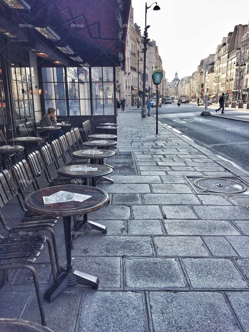 View of Parisian street