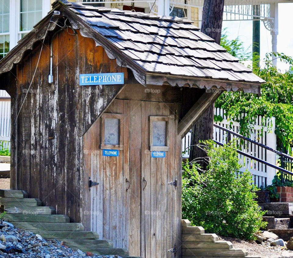 Amish telephone booth