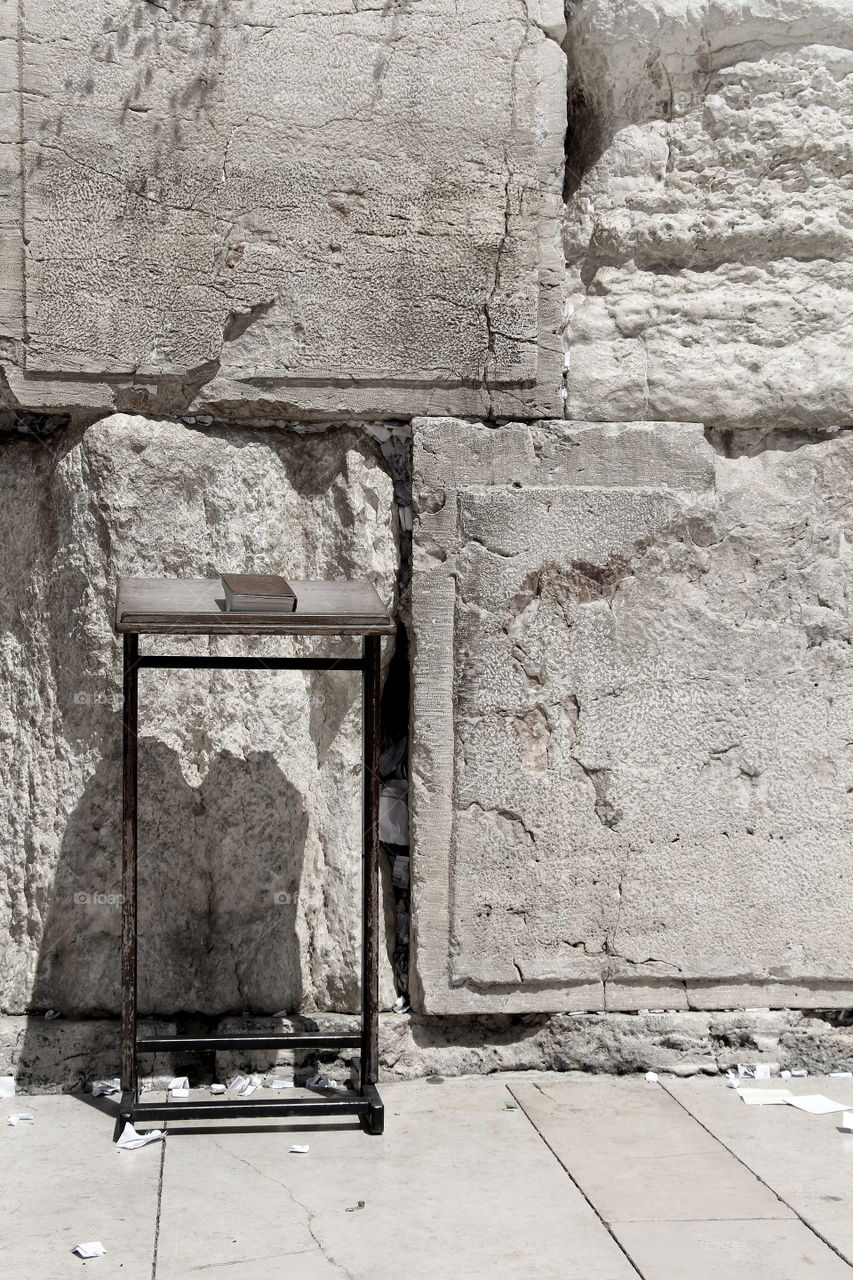 lamentation wall. lamentation wall in jerusalen