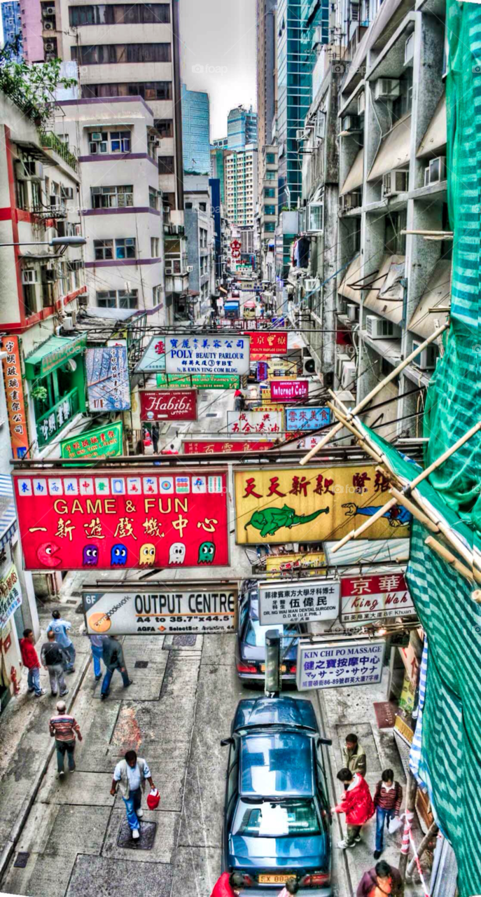 asia advert hong kong street scene by paulcowell