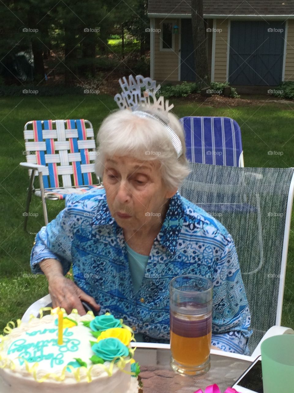90th Birthday. My grandmother just celebrated her 90th birthday. The whole family gathered for this day.