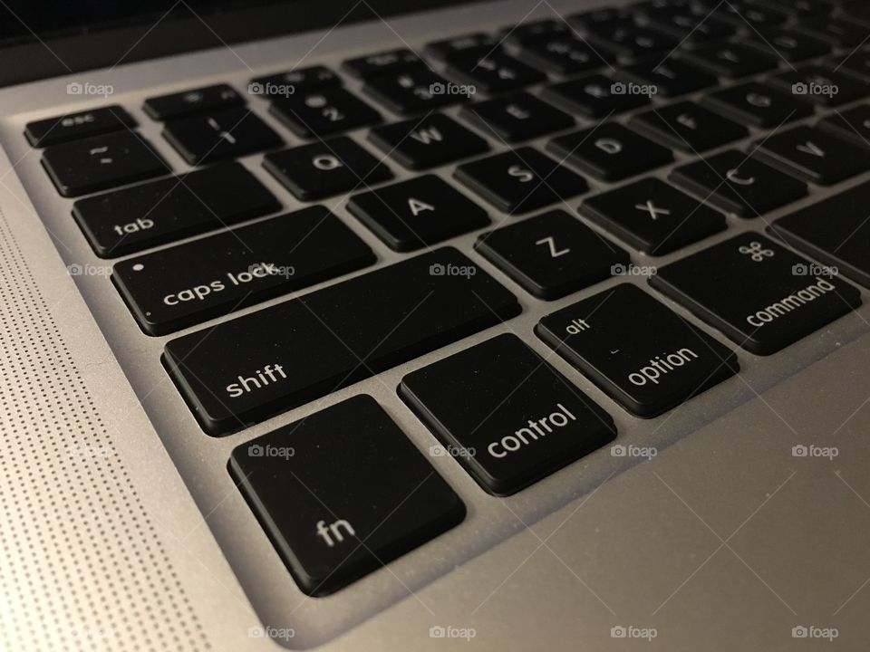 Laptop keyboard macro view
