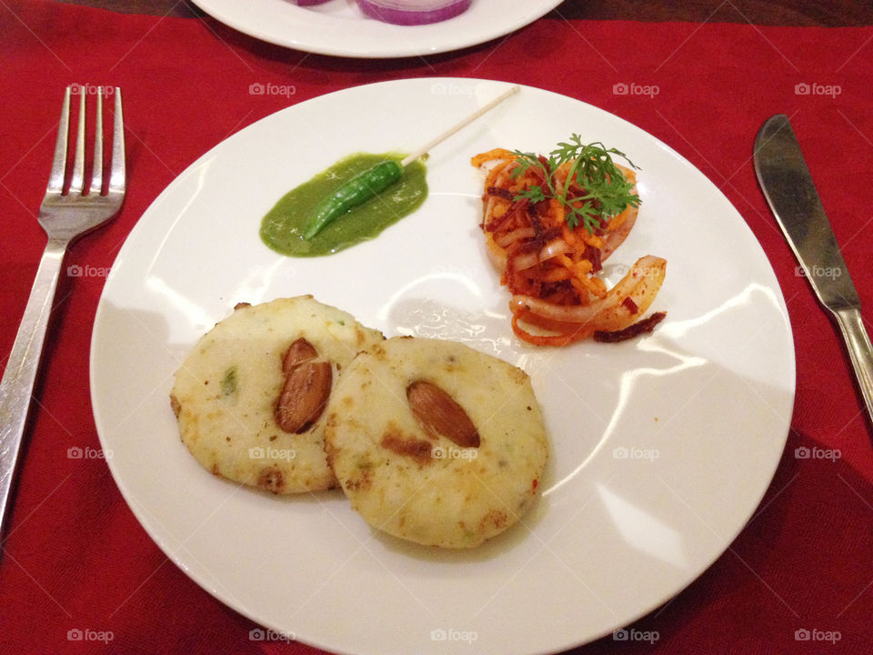 Indian food plate