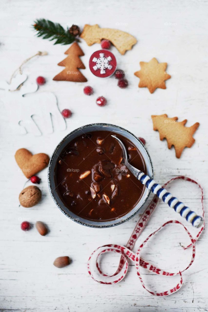 Christmas chot chocolate