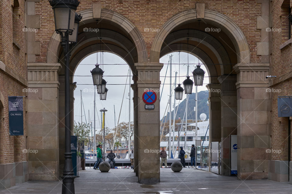 Puerto de Barcelona. Almacenes Generales de Comercio. 