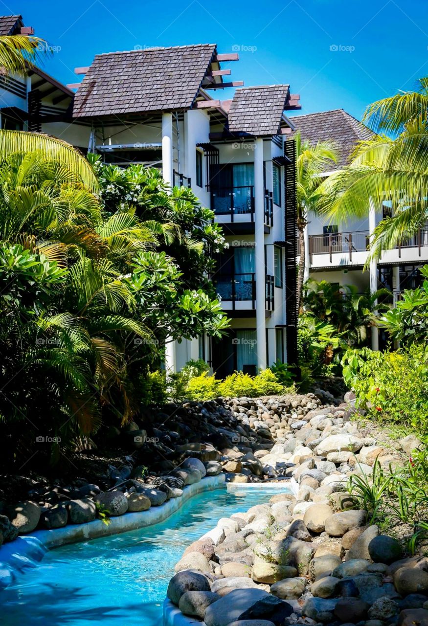 Dug Out Pool, Hotel, Tropical, Resort, Water