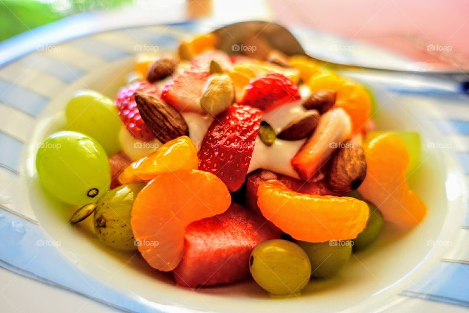 Fresh fruit smoothie