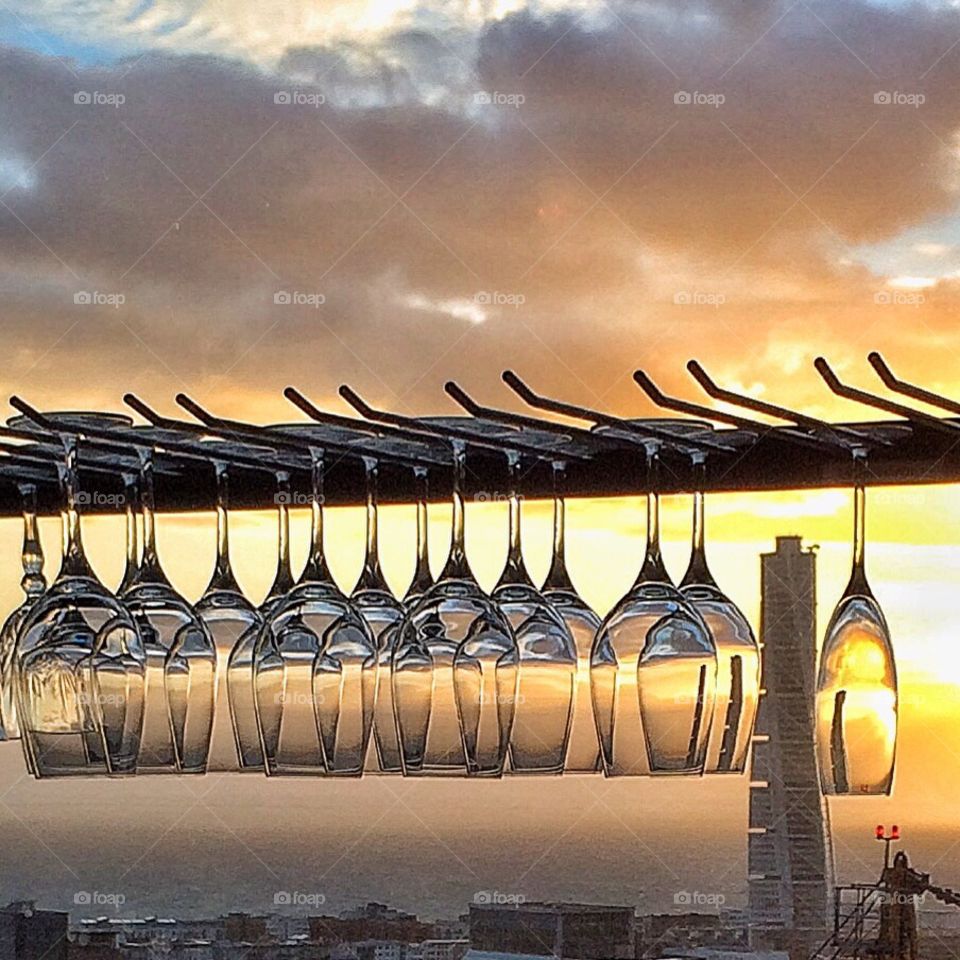 Turning Torso in reflection