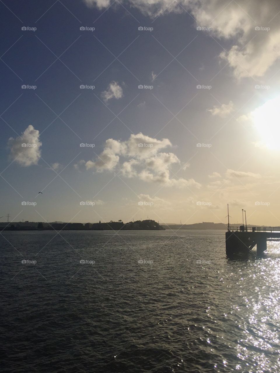 Water, Sunset, Watercraft, No Person, Storm