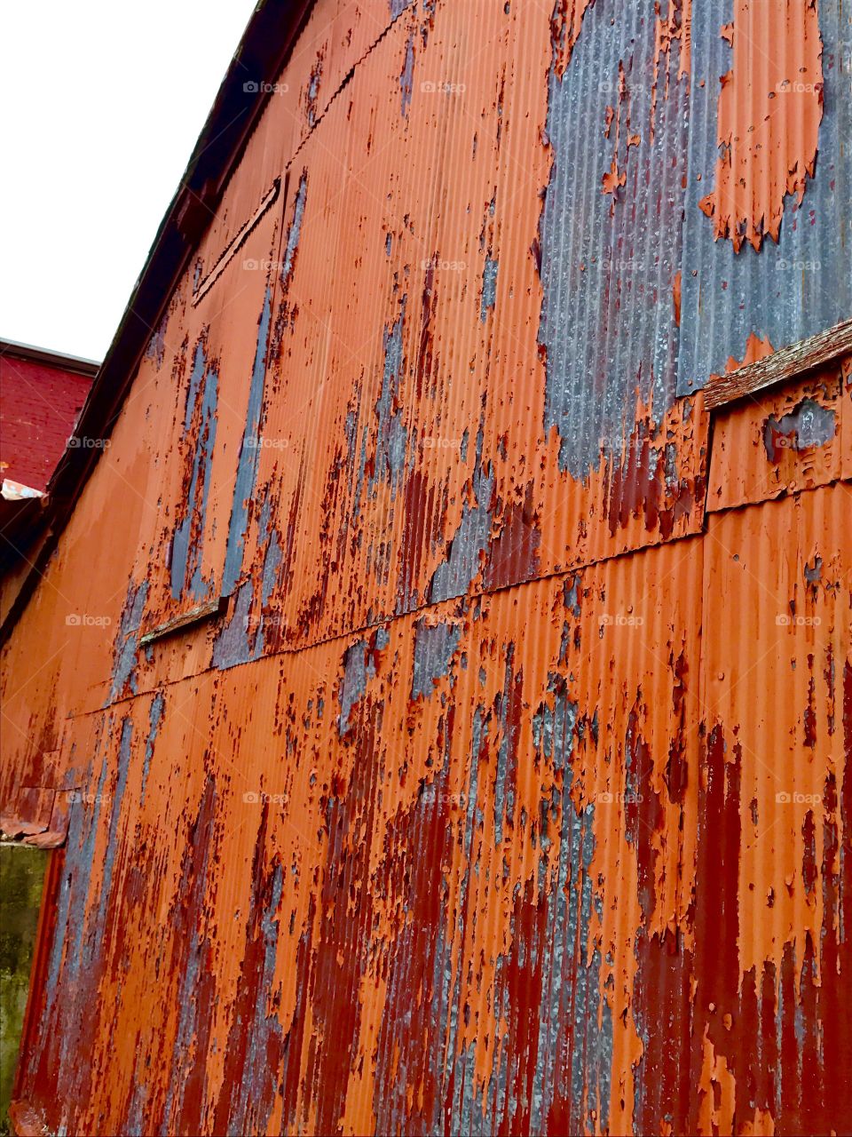 Orange Old Building 