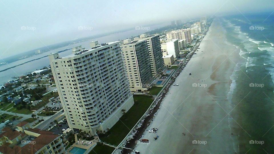 drone view, beach