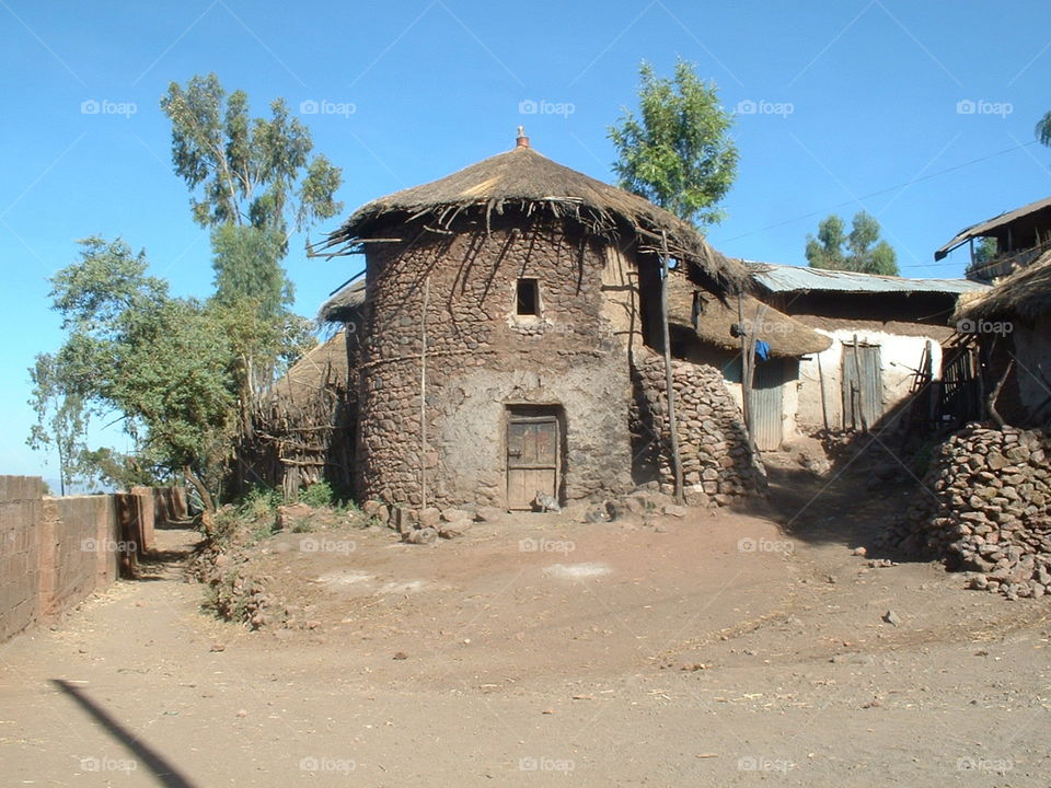 Traditional Mud Hut, Ethiopia, Africa