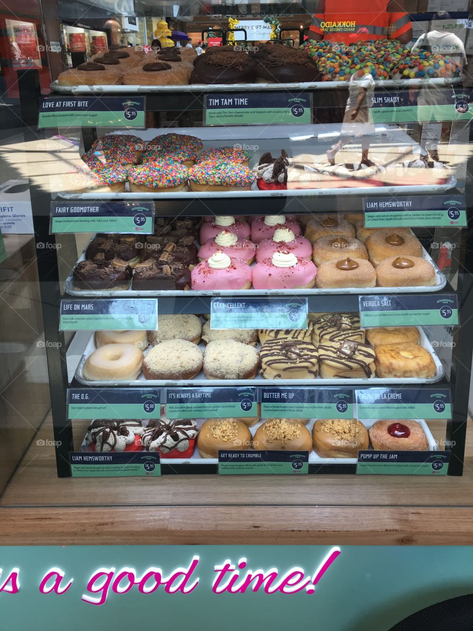 Can I please have every donut that’s in this window?Who’s ready for Donut Time? (c)