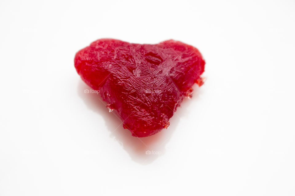 Red ice heart