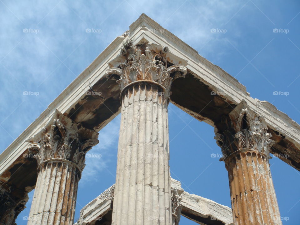 The Temple of Olympian Zeus, Athens