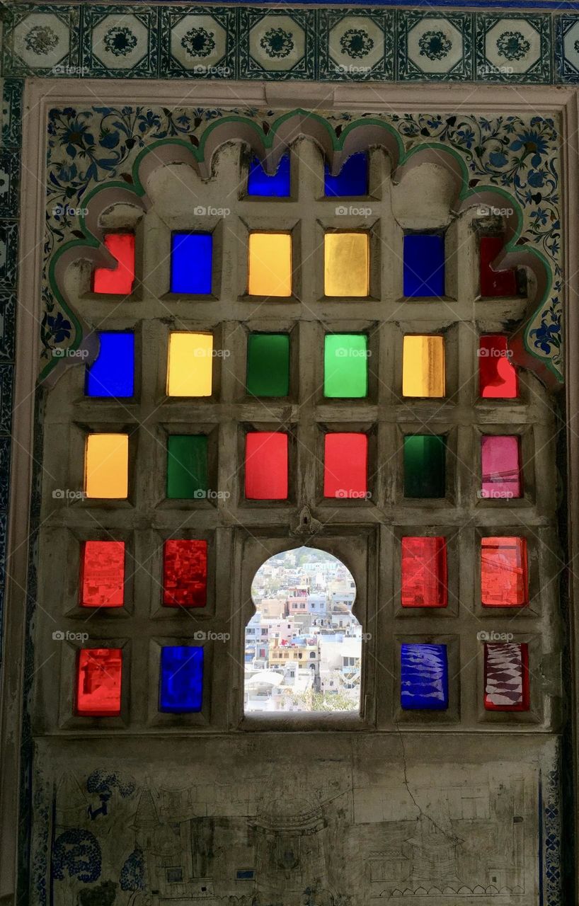 Colourful window 