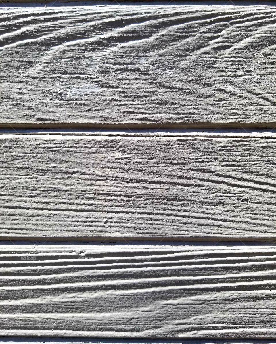 White Painted Wood Wall