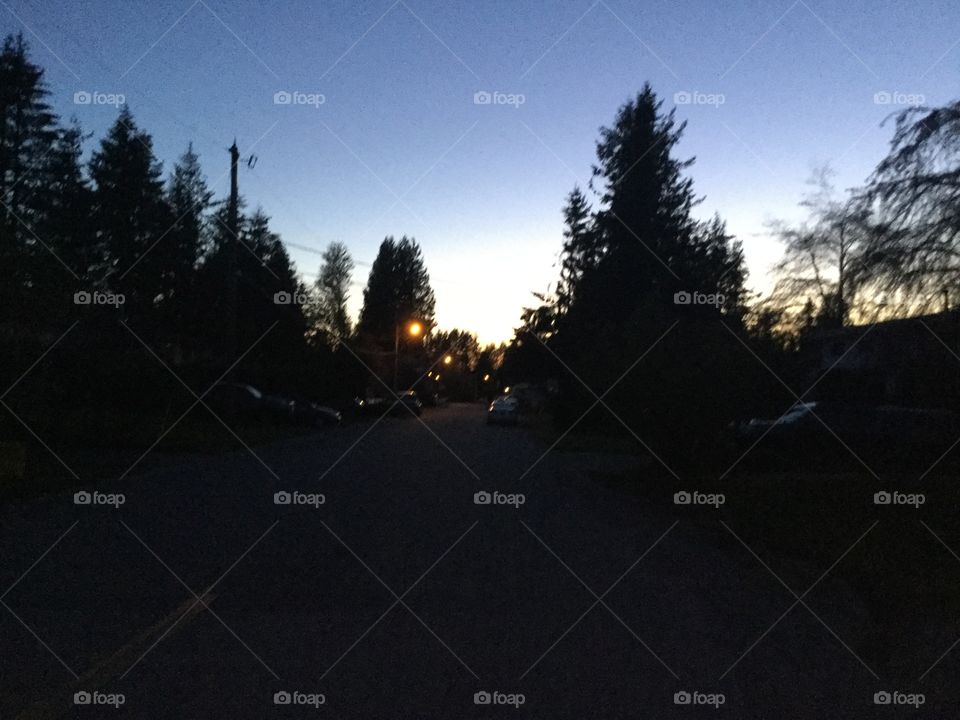 Sunset on the Neighbourhood 