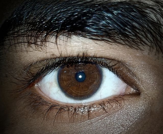 the clear picture of eye