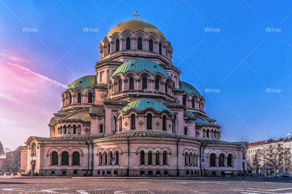 Aleksander Nevsky Cathedral 🏰
Храм Свети Александър Невски
The St. Alexander Nevsky Cathedral (Bulgarian: Храм-паметник „Свети Александър Невски“, Hram-pametnik „Sveti Aleksandar Nevski“) is a Bulgarian Orthodox cathedral in Sofia, the capital of Bulgaria. Built in Neo-Byzantine style, it serves as the cathedral church of the Patriarch of Bulgaria and it is one of the largest Eastern Orthodox cathedrals in the world, as well as one of Sofia's symbols and primary tourist attractions. The St. Alexander Nevsky Cathedral in Sofia occupies an area of 3,170 square metres (34,100 sq ft) and can hold 10,000 people inside. ©vasilnanev photography