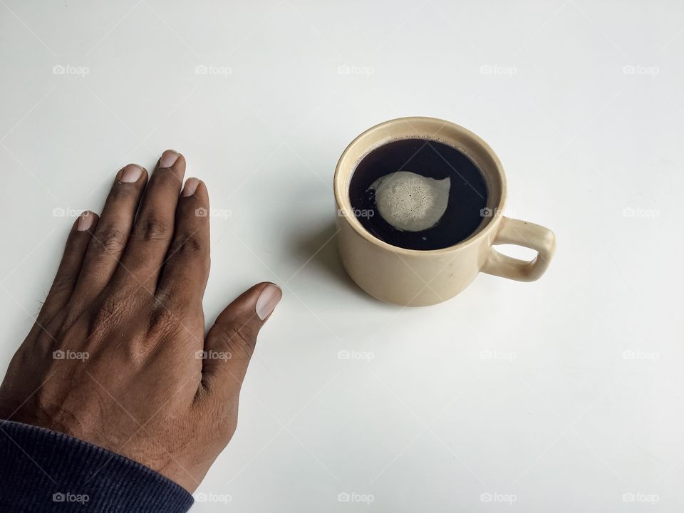 Unable to resist this cup of coffee