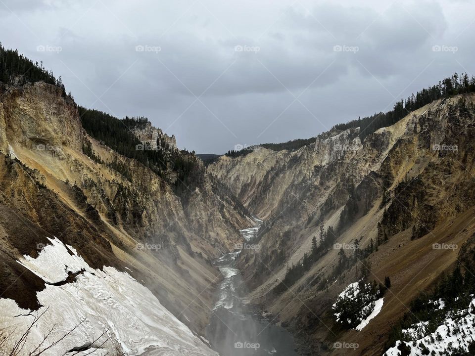 The Grand Canyon of Yellowstone. 