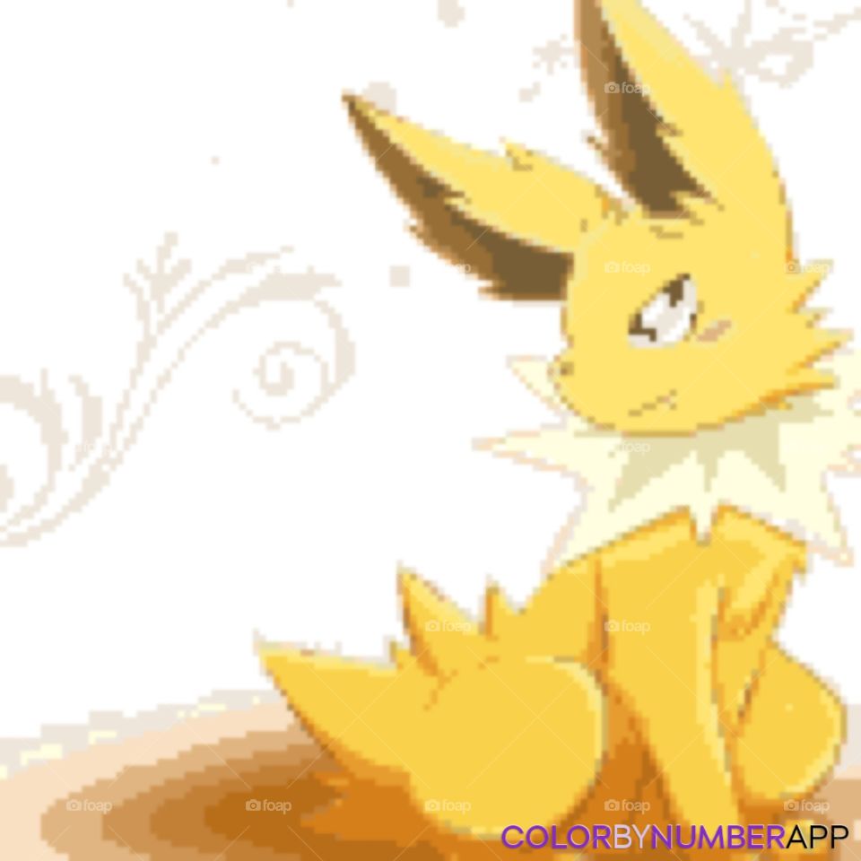 Jolteon is one of my favorite Eevee evolutions. When a Jolteon gets mad, the hairs on it’s body turn into needles and then it fires at it’s opponents. A Thunder Stone can evolve an Eevee into a Jolteon.