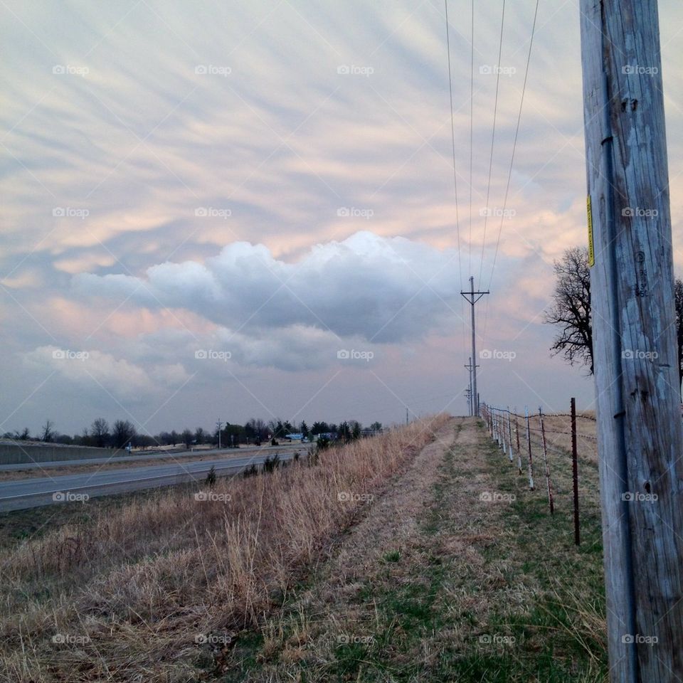 Roadside sky