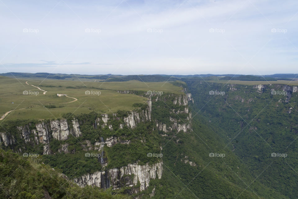 Brazilian beautiful Fortaleza Canyon.