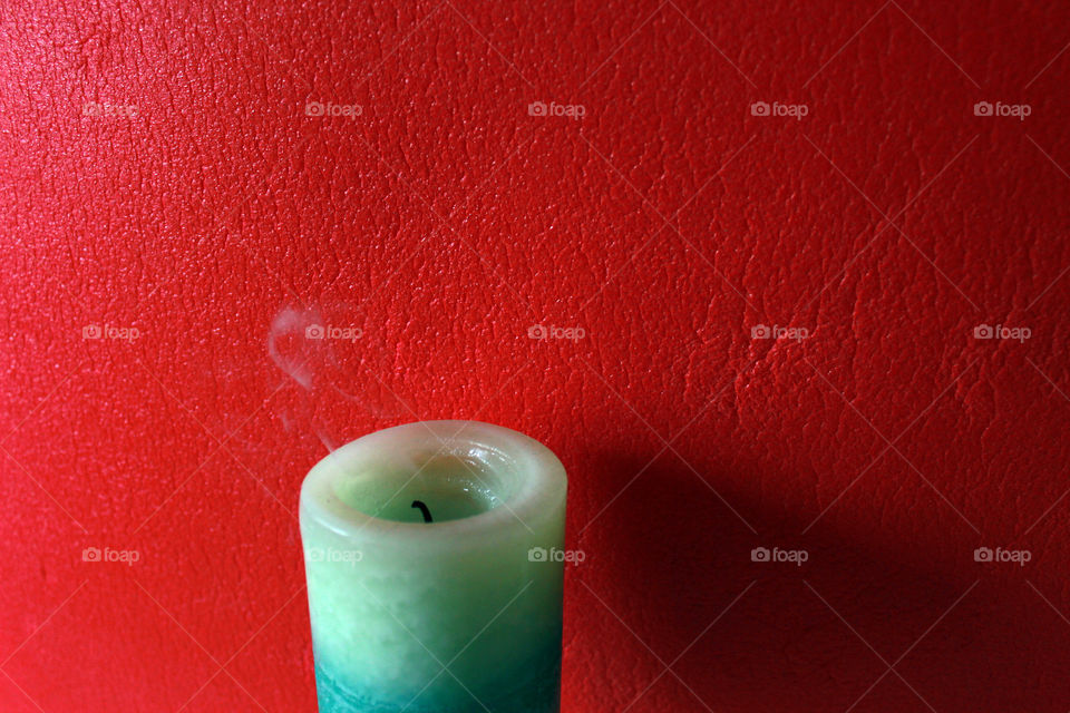 candle smoking