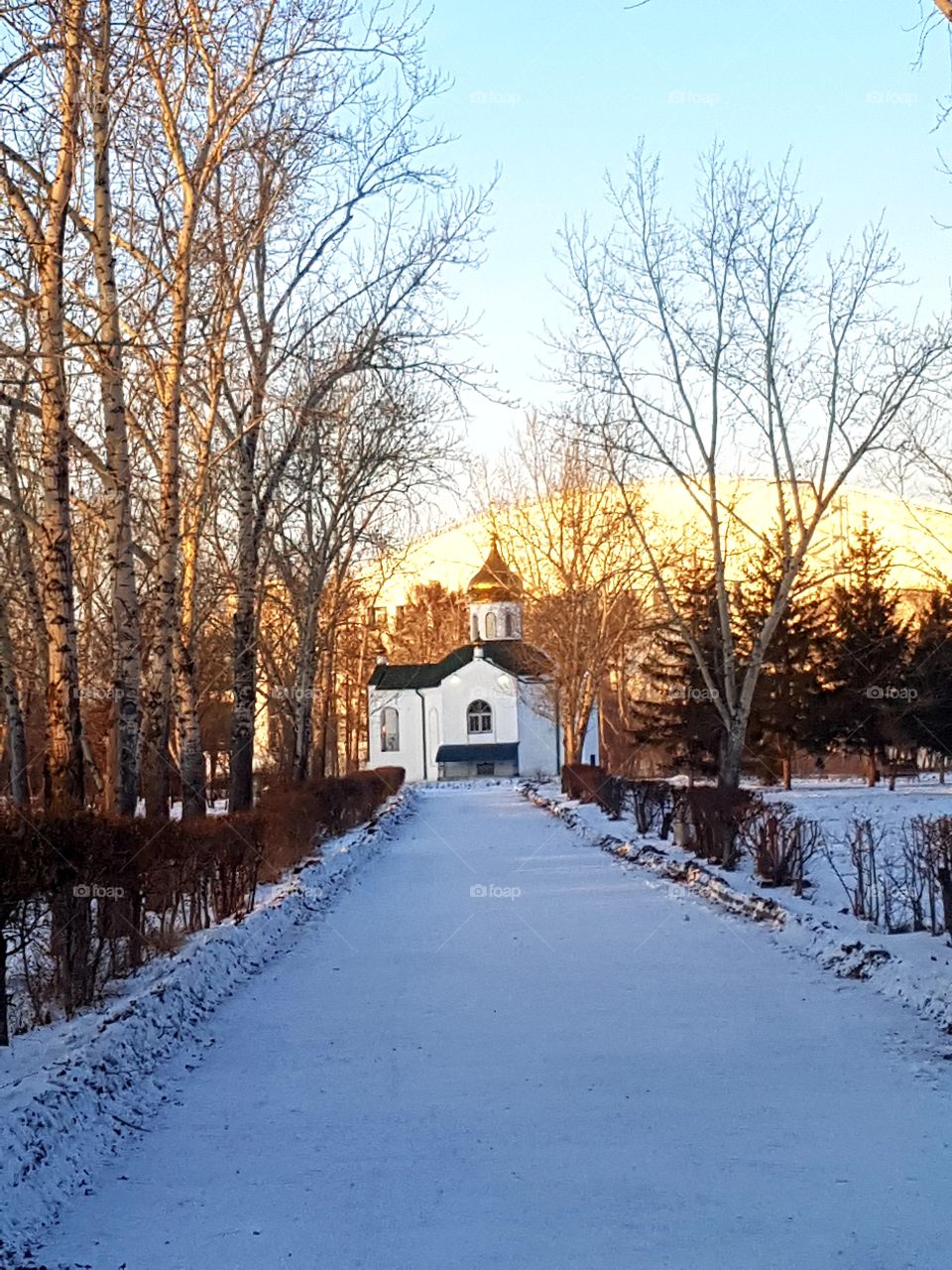 church on the outskirts