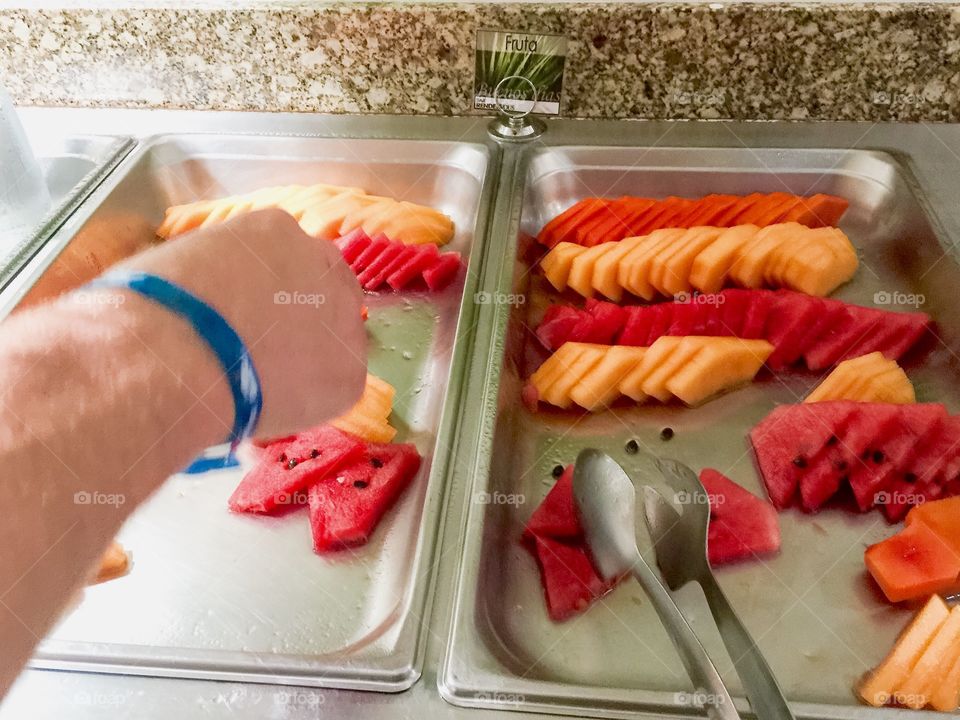 Fruits in a buffet 