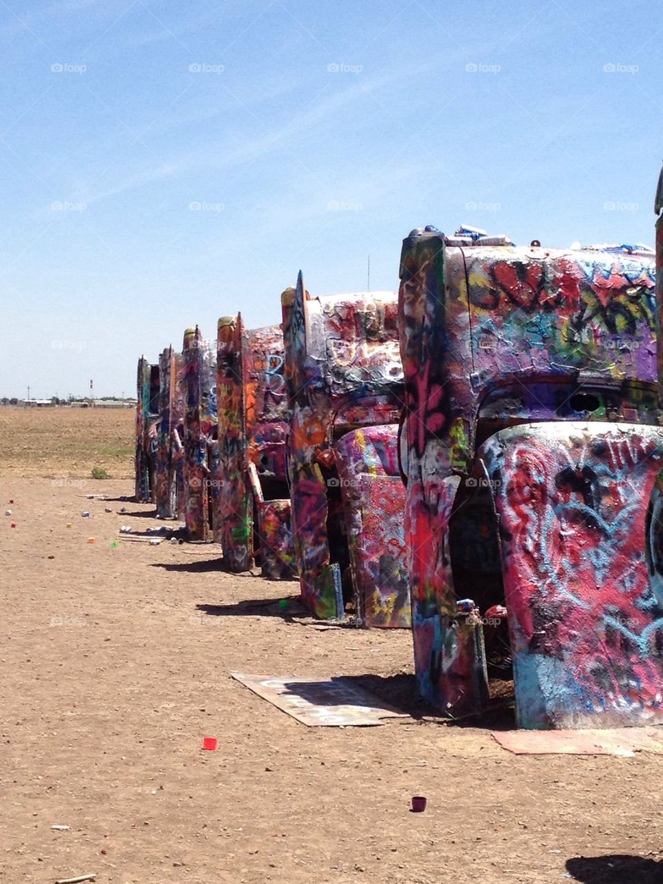 graffiti spray paint texas cadillac by chris.johndrow
