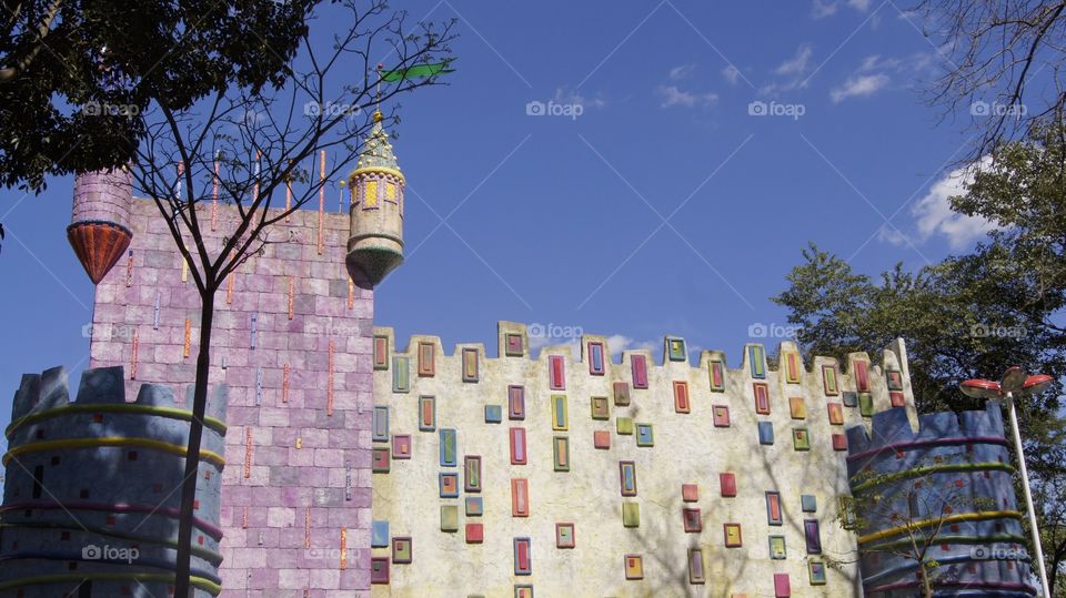 Colored castle 