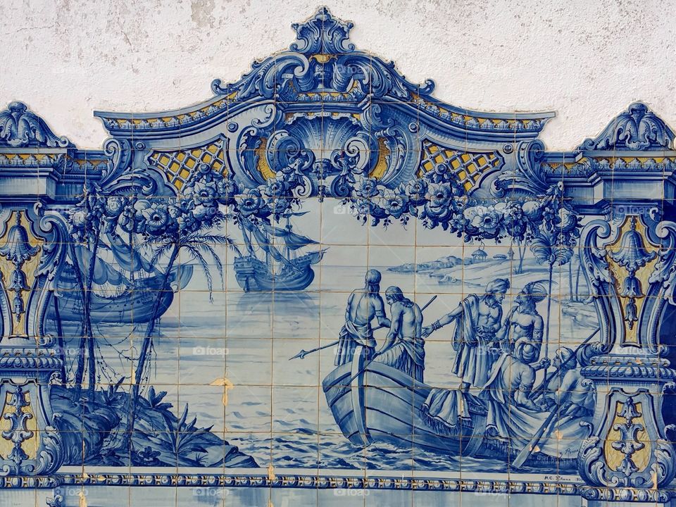 Centenary portuguese tile