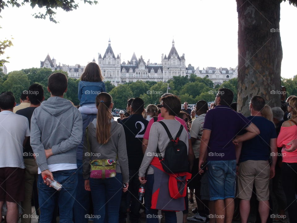 Summer vacation sightseeing in London 