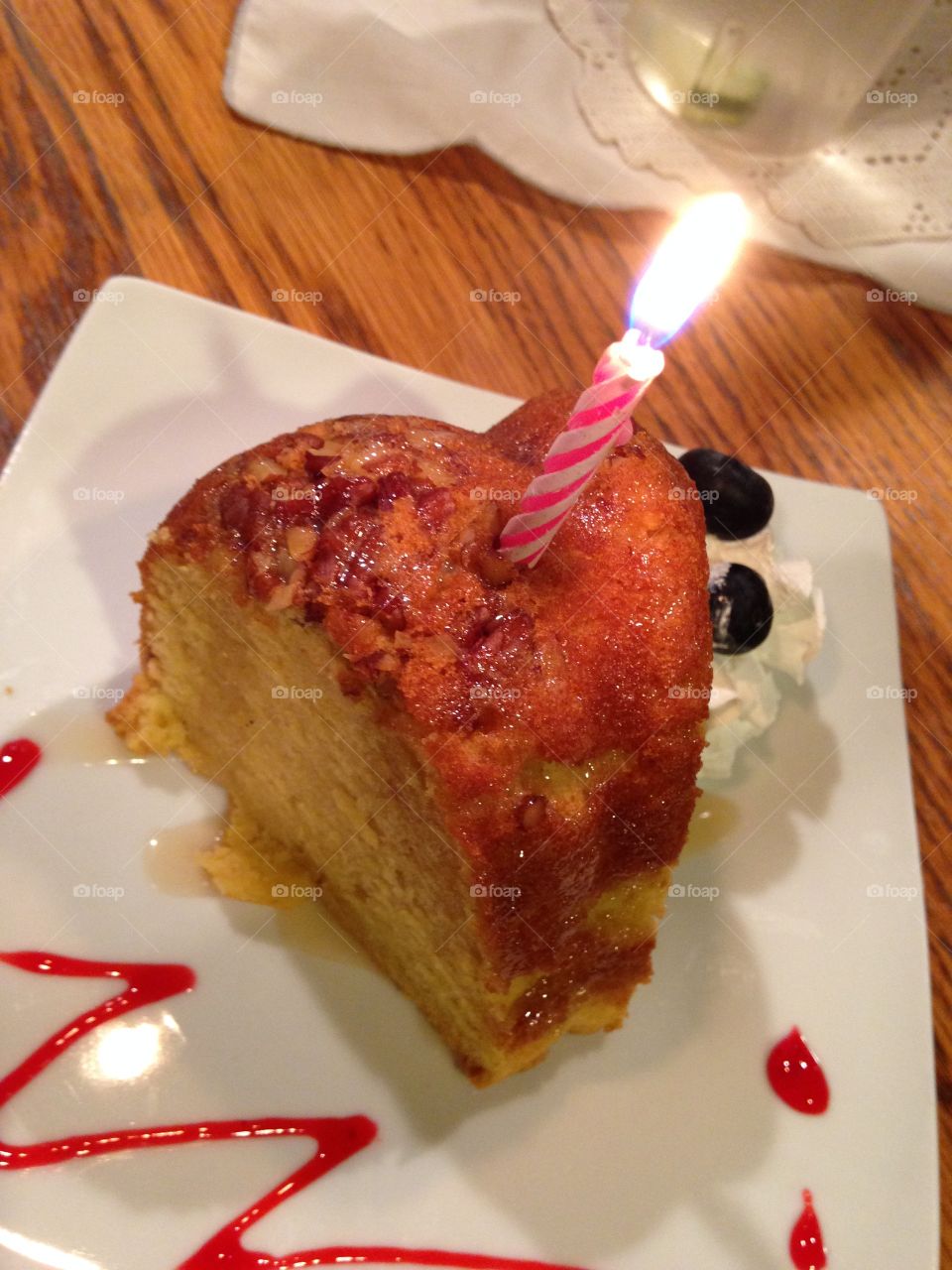 Birthday Cake....yellow whiskey bundt cake 