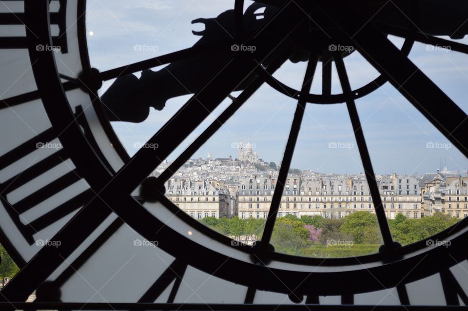 View from inside Paris Museum 