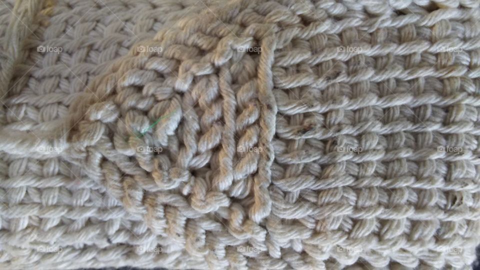 crocheted cotton