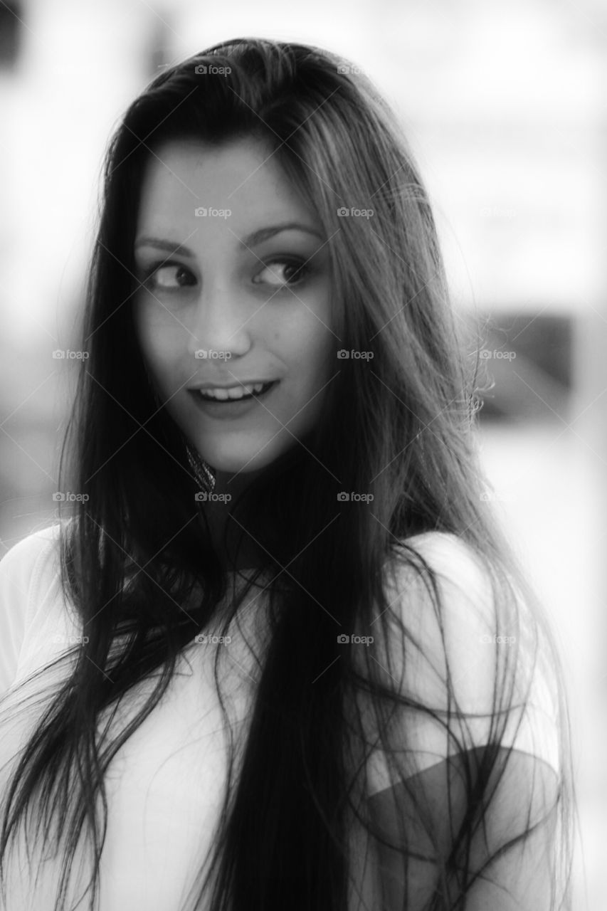 Portrait, Monochrome, Girl, Woman, Model